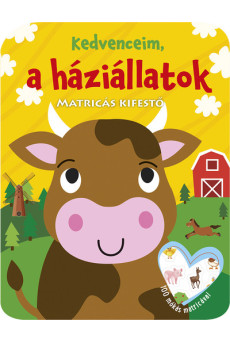 Kedvenceim, a háziállatok - Matricás kifestő