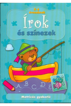 Írok és színezek: 5-6 éveseknek /Matricás gyakorló