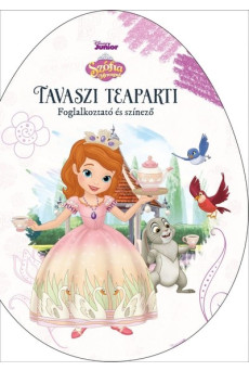 Tavaszi teaparti - Disney Junior (tojás alakú színező) §H