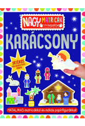 Nagy matricák a kis kezekbe - Karácsony - Matricás foglalkoztatókönyv §K