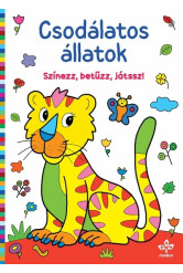Csodálatos állatok - Színezz, betűzz, játssz!